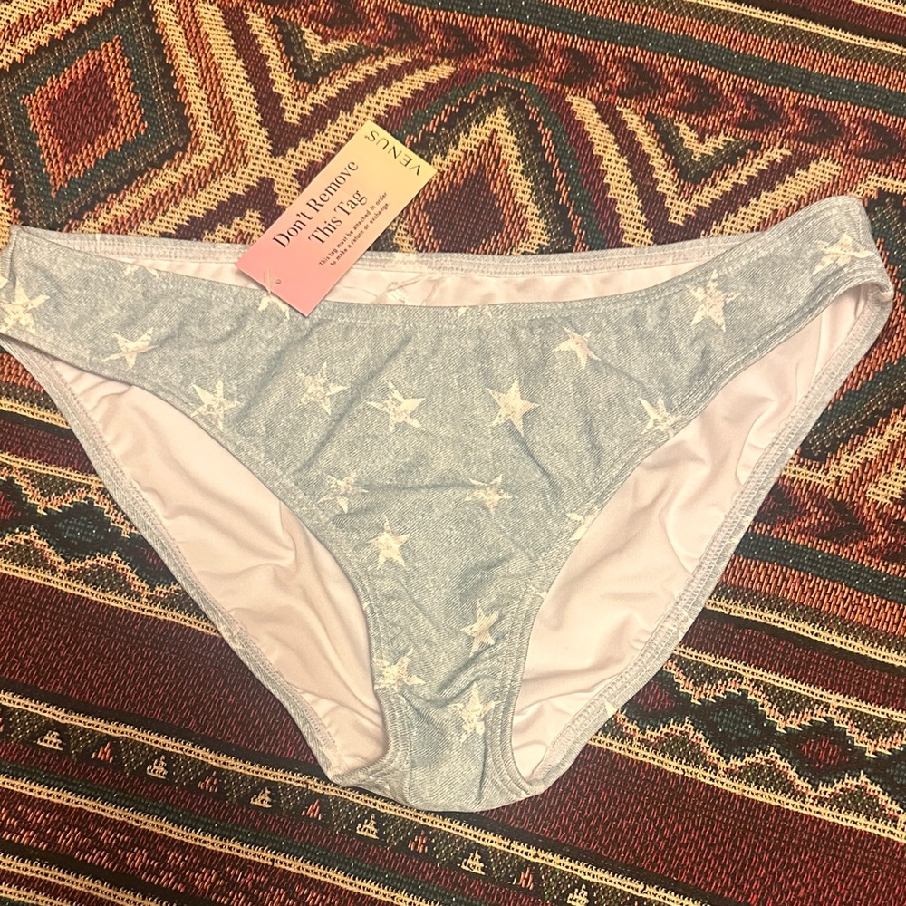 VENUS Starry Light Gray Bikini Bottoms